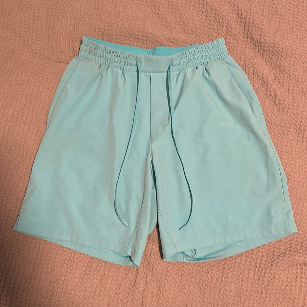 lululemon teal swim trunks